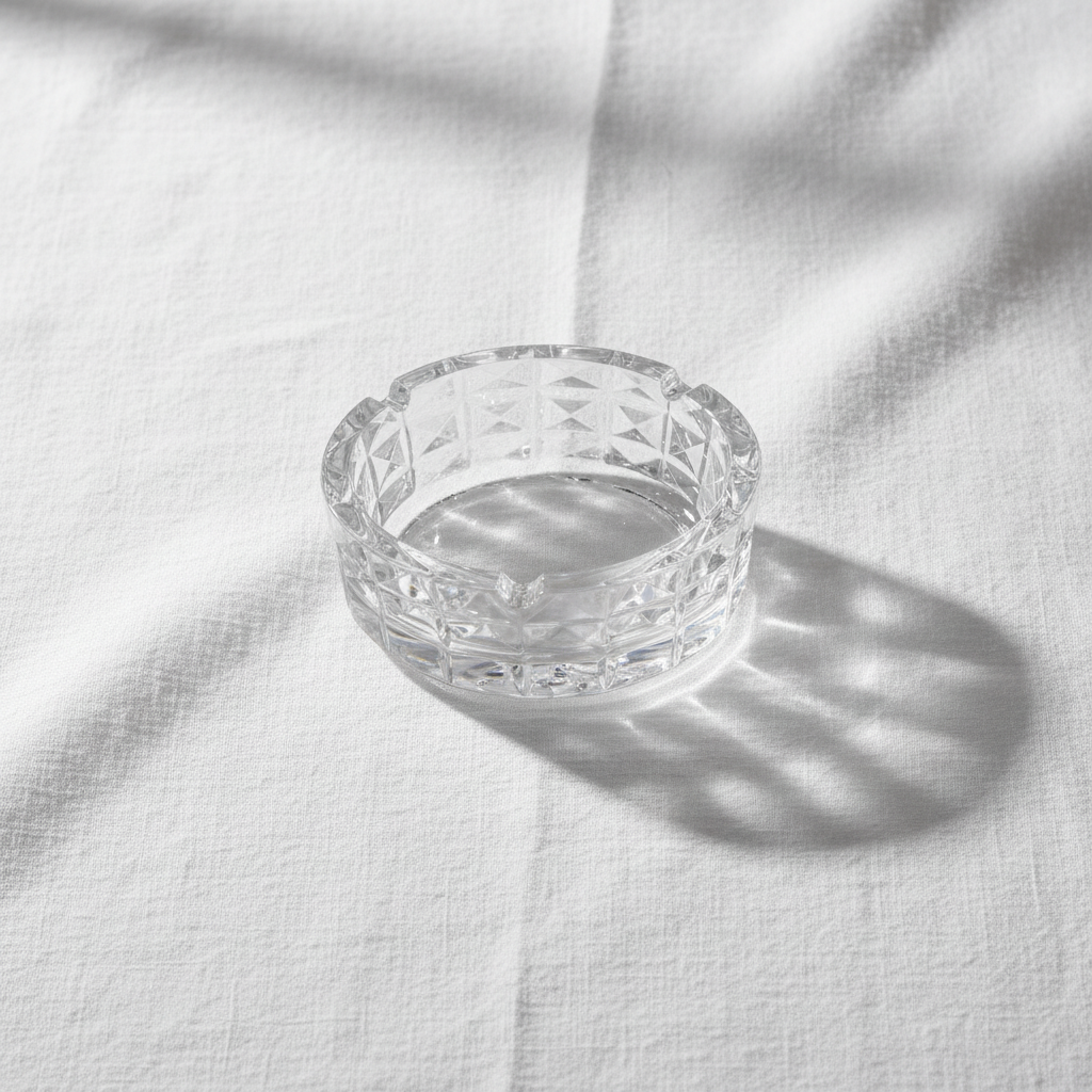 The Apex Minimalist Glass Vault (Architectural Glass Ashtray)