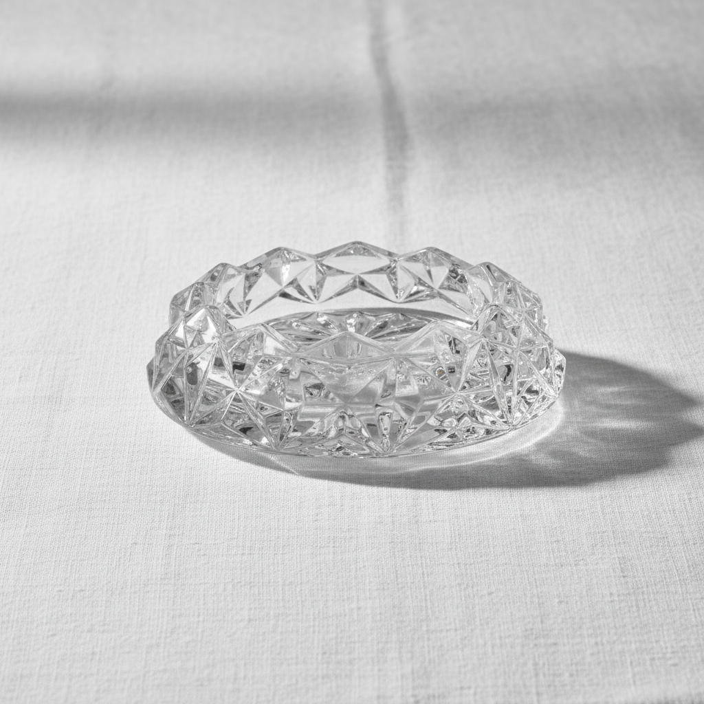 The Solstice Minimalist Glass Vault (Architectural Glass Ashtray)