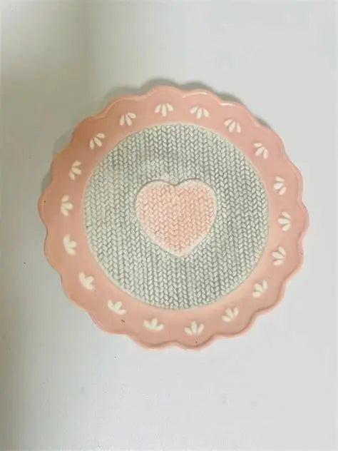 Radiant Gold Porcelain Small Circular Accent Plate