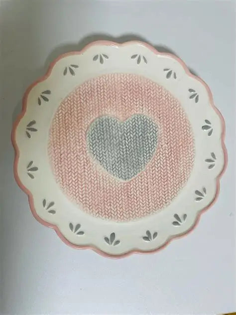 Gold Porcelain Large Circular Plate