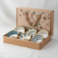 Bohemian Colorful Porcelain Bowl Set 6Pcs
