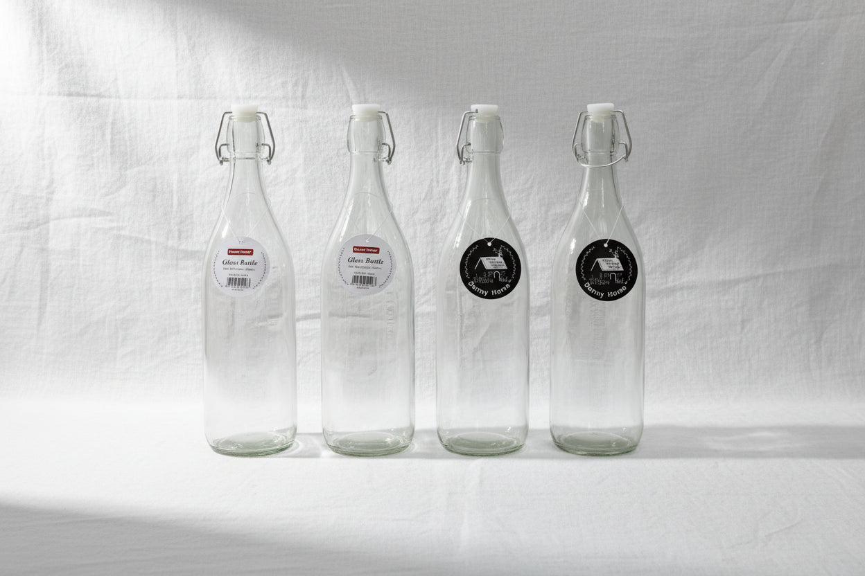 Glass Water Bottle 500ml
