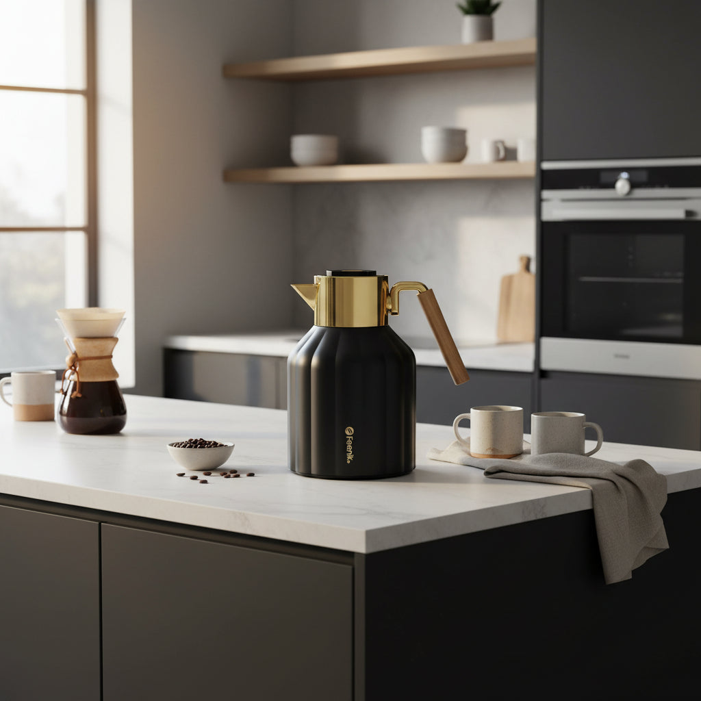 The Feenik Ribbed 1L Flask