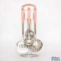 Tramontina Pink Cooking Utensil Stainless Steel Set