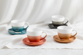 Porecelain Two-Tone Coffee Set of 6 Cups 270ml