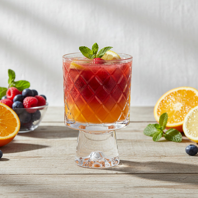 The Luminar Minimalist Glassware Curation (6-Piece Sherbet Set, 342ml)