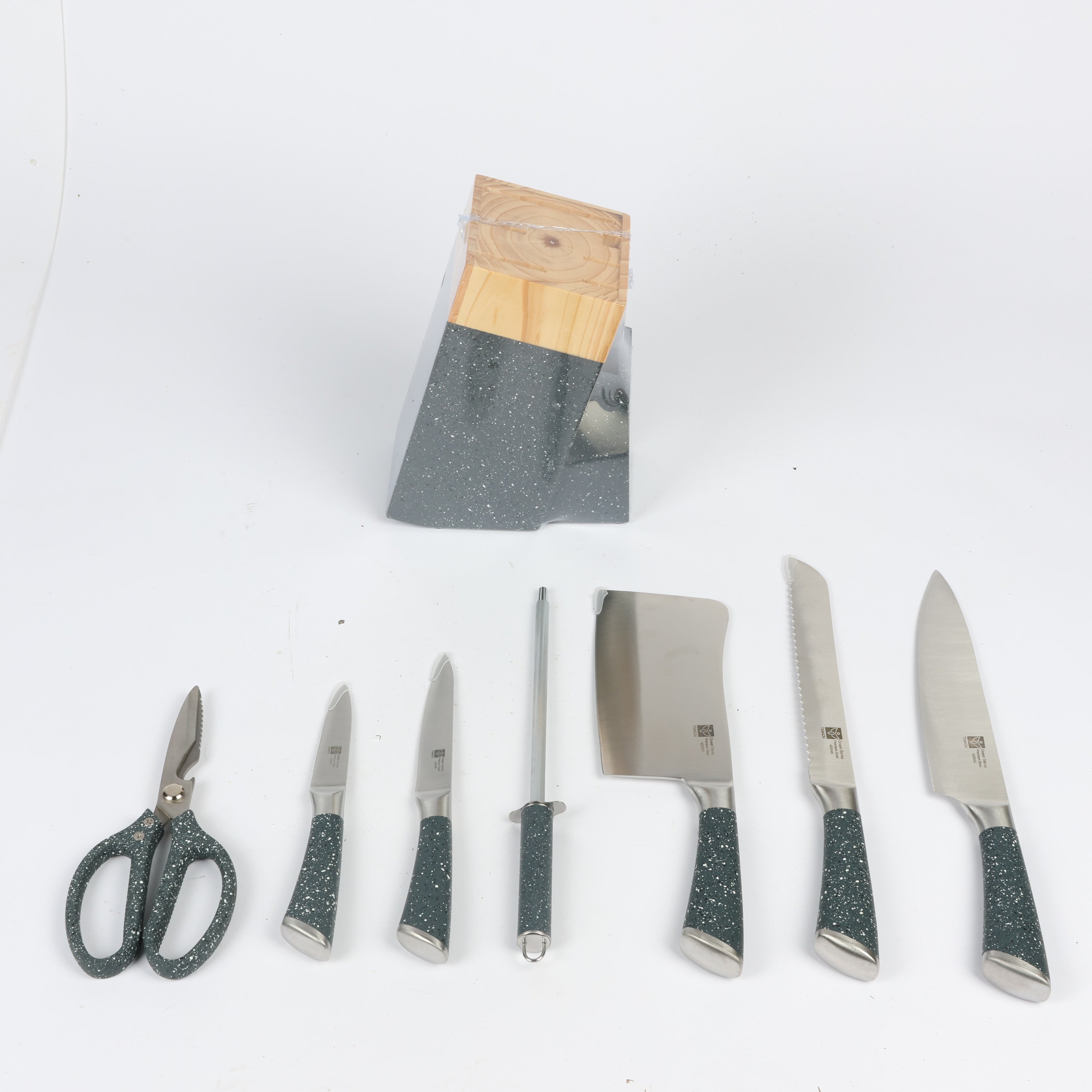 Temiov 8 Pcs Knife Set With Holder