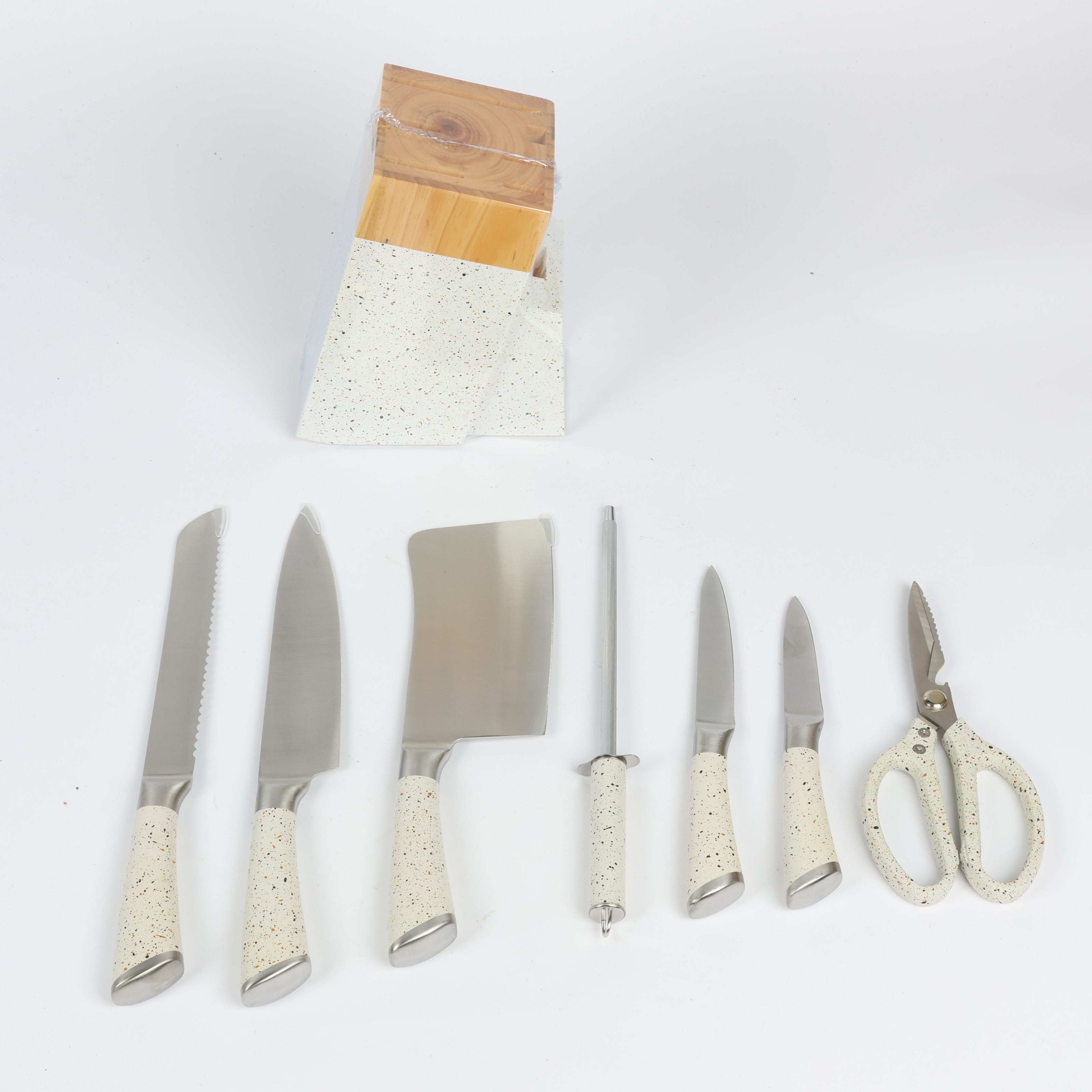 Temiov 8 Pcs Knife Set With Holder