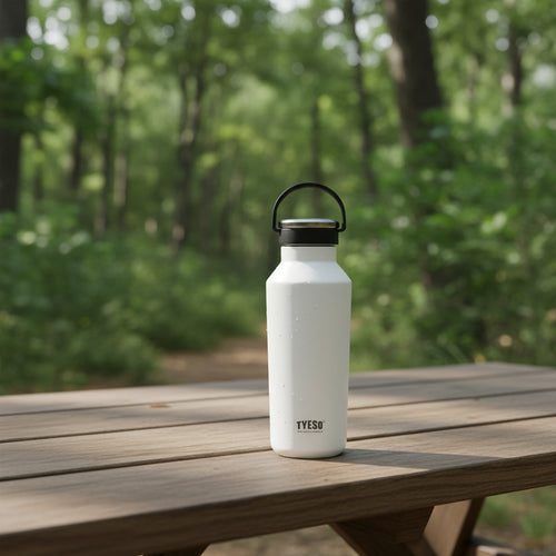 ( Buy 1 Get 1 Free ) TYESO Vacuum Insulated Sports Bottle with Soft Silicone Handle (500ml)