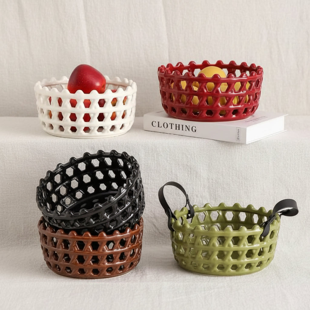 La Maya Ceramic Fruit Basket