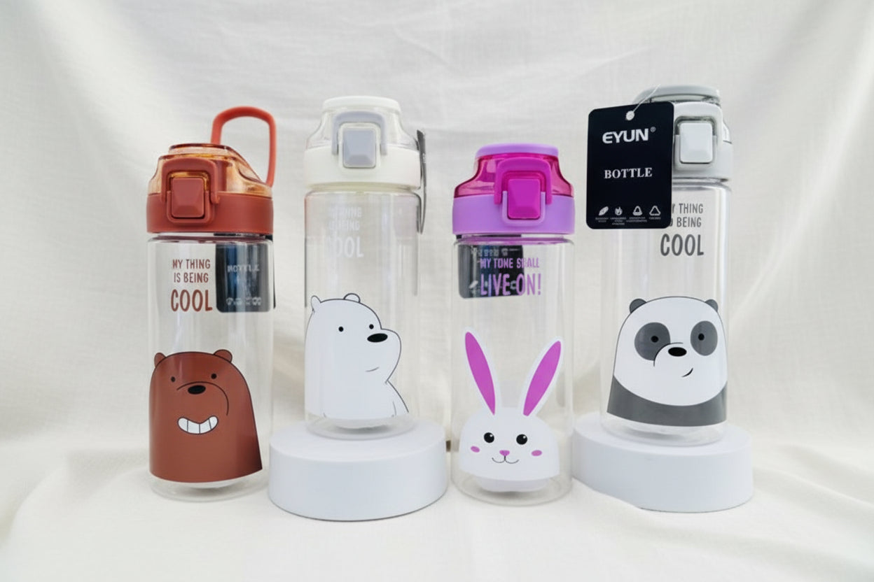 Eyun "NEVER GIVE UP" Sports Water Bottle 550ml