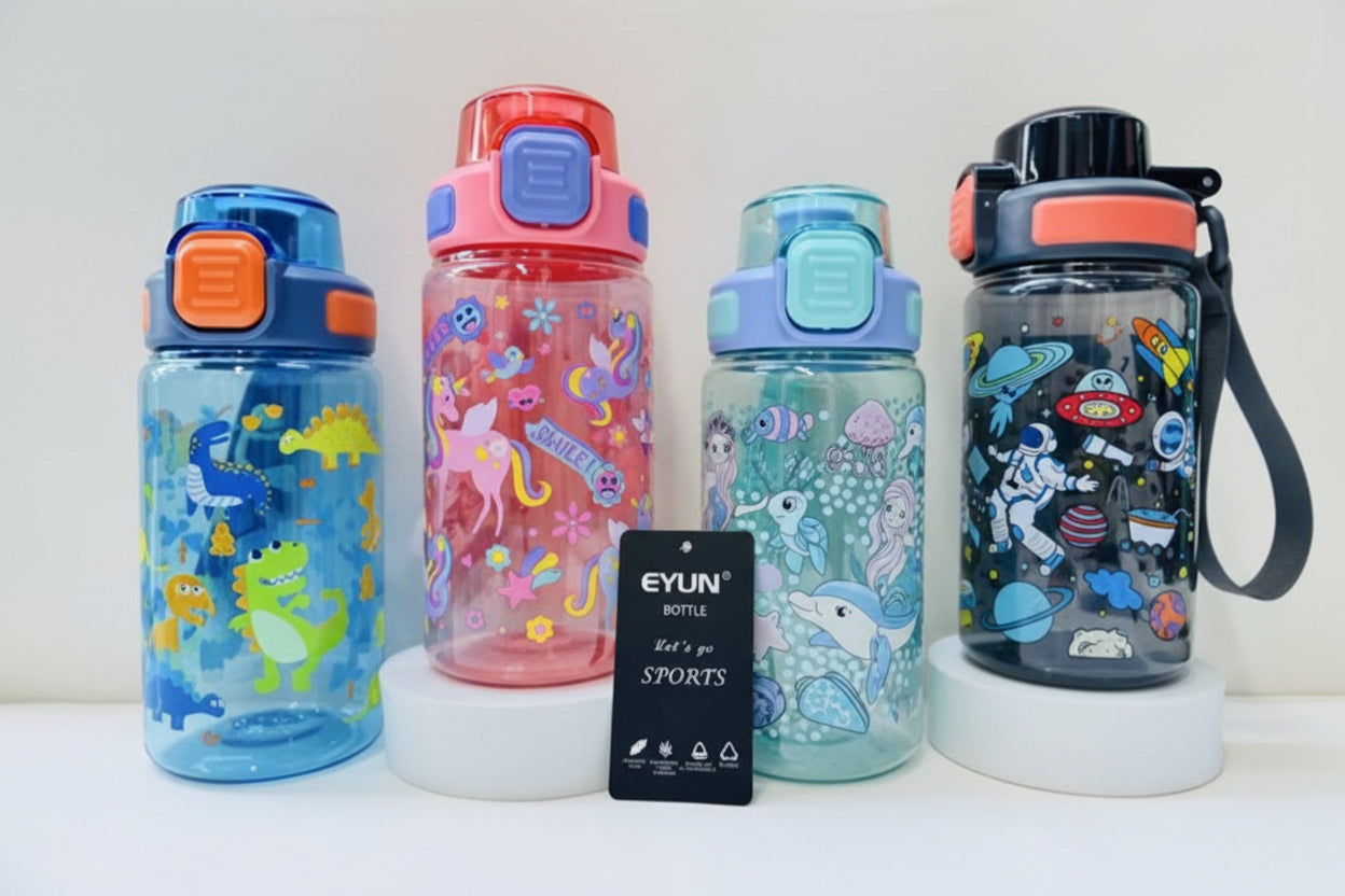Plastic Water Bottle For Kids 550ml