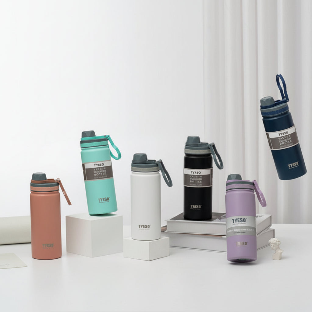 TYESO REVIVE Sports Hydration Bottle with Foldable Handle 600ml