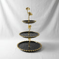 Ceramic Decorative Candy 3 Level Tray