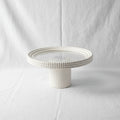 Contemporary Neutral Plastic Cake Stand & Display Plate (25x25cm)