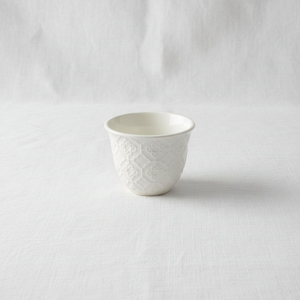 12-Piece Small Ceramic Moonlight Coffee Cup Set (Design 4)