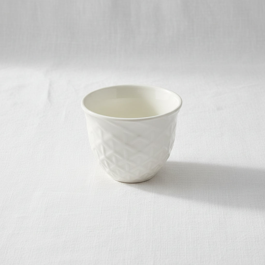 12-Piece Small Ceramic Moonlight Coffee Cup Set (Design 4)