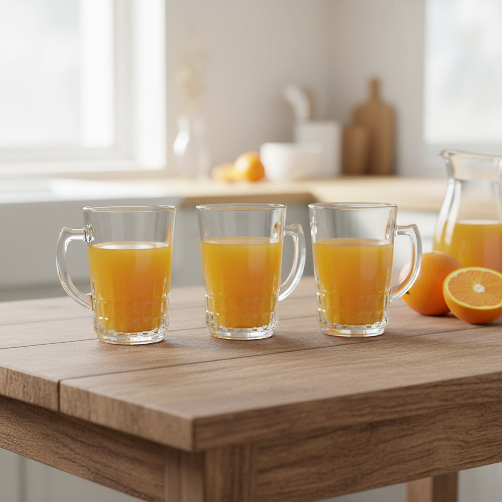 The Linea Minimalist 6-Piece Tea Cup Mug Suite