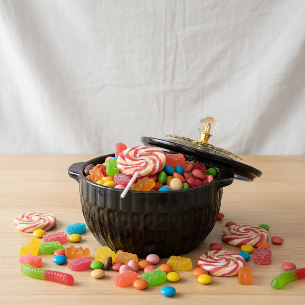 The Prism Minimalist Sculptural Vault (Ceramic Decorative Candy Bowls - Type B)