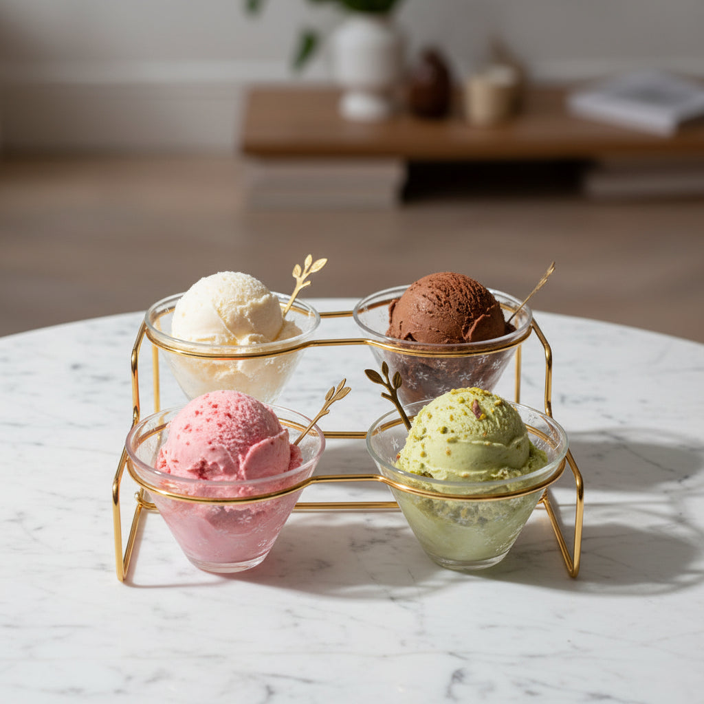 Flawless Glass Dessert and Ice Cream Cup