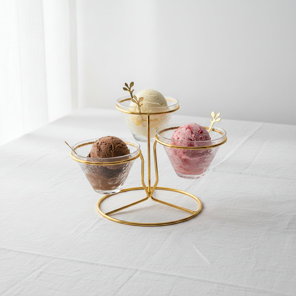 Flawless Glass Dessert and Ice Cream Cup