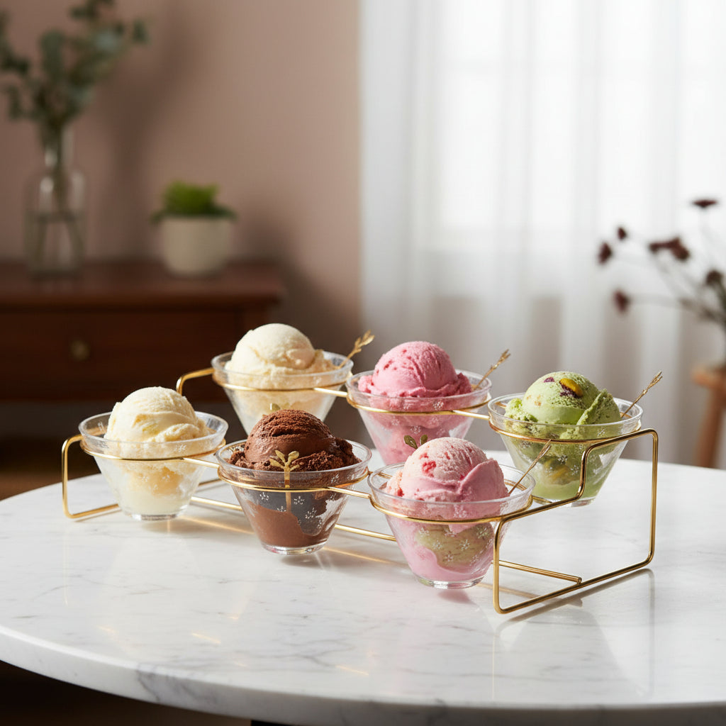 Glass Ice Cream Cup
