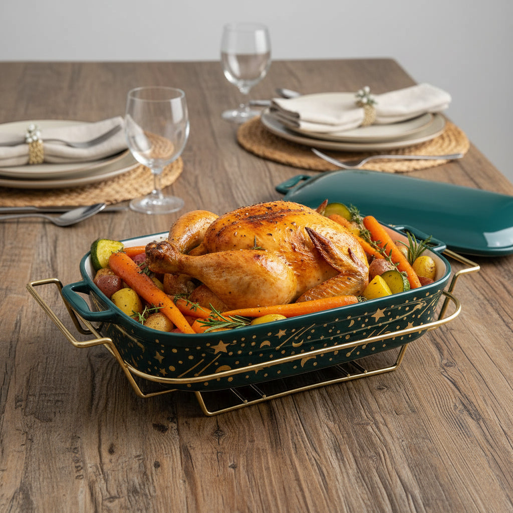 The Terrane Minimalist Ceramic Serving Dish