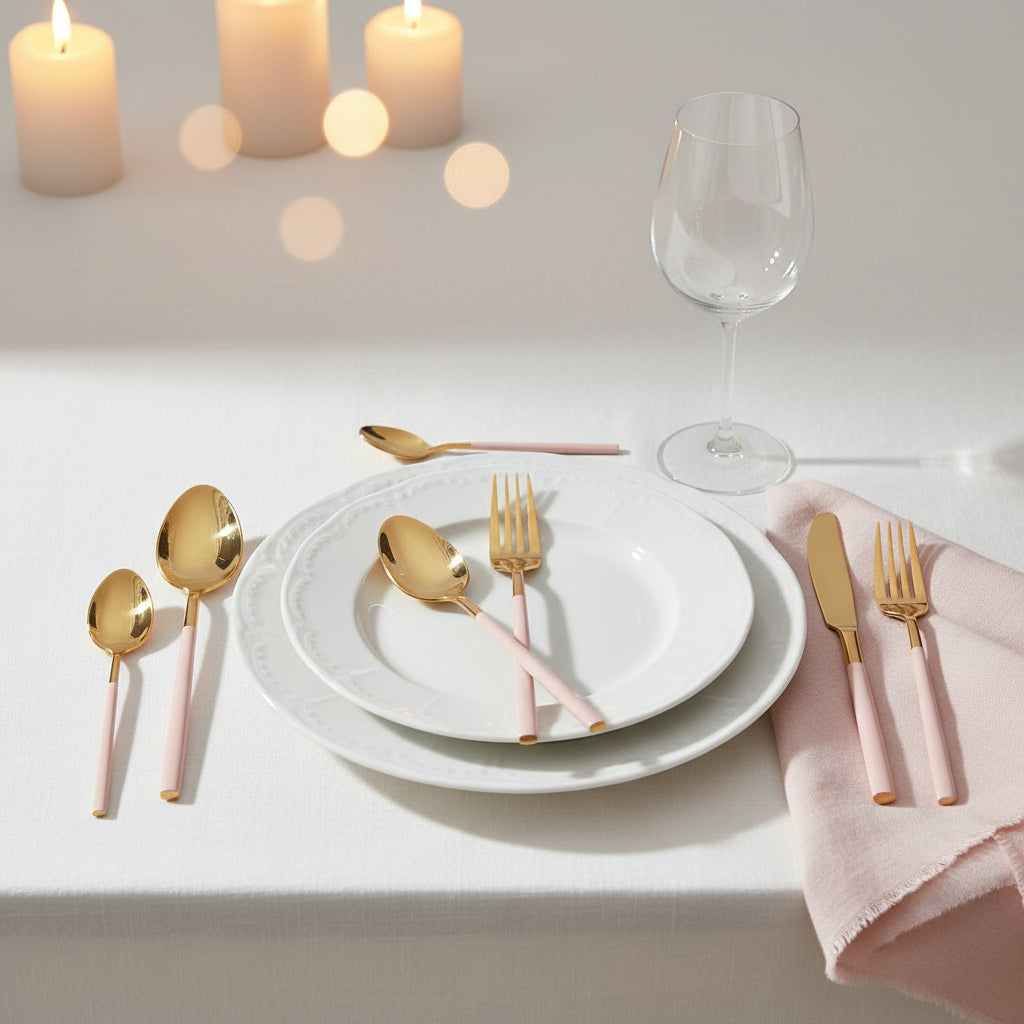 Spoons (24-Piece) – Pink – C12-9