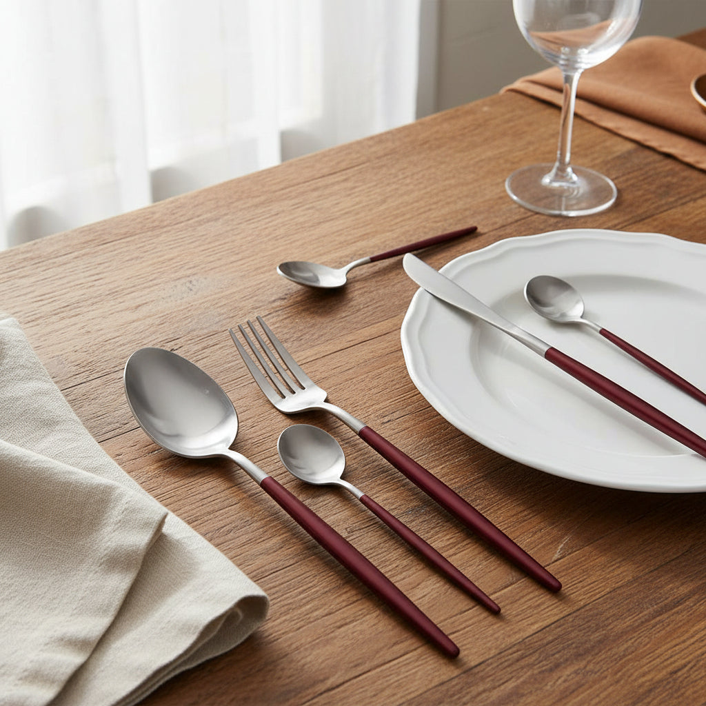 Spoons (24-Piece) – Red – C12-10