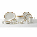 Peacock Feather 128-Piece Bangladesh Dinner Set