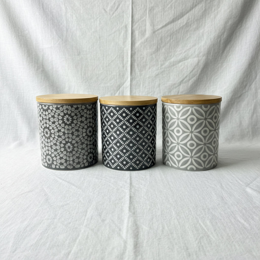 The Element Large Glass Spice Jar Set (3-Piece)