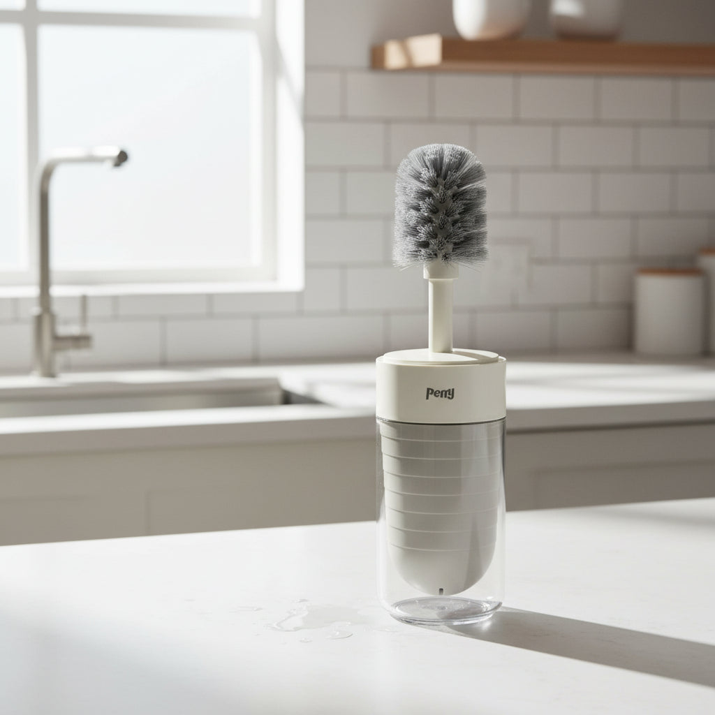 The Minimalist Sanctuary Pavilion (Acrylic Toilet Brush)