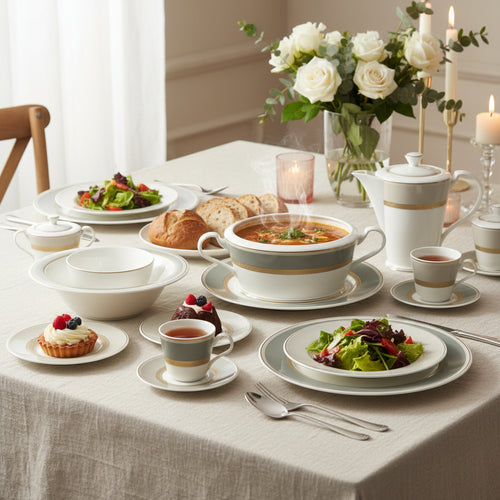Bangladeshi Dinner Set (113-Piece)