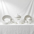 Bangladeshi Silver Dinner Set (113-Piece)