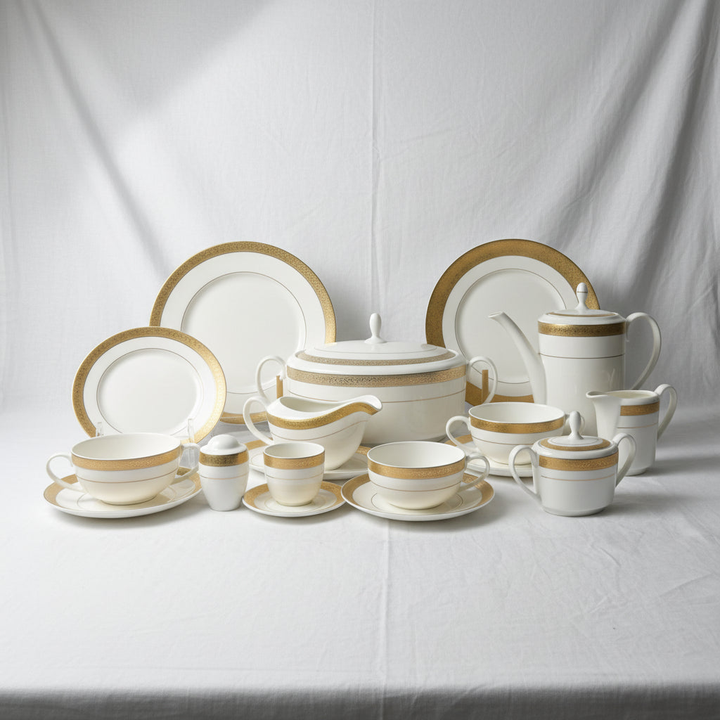 Bangladeshi Dinner Set (126-Piece) - Style 531