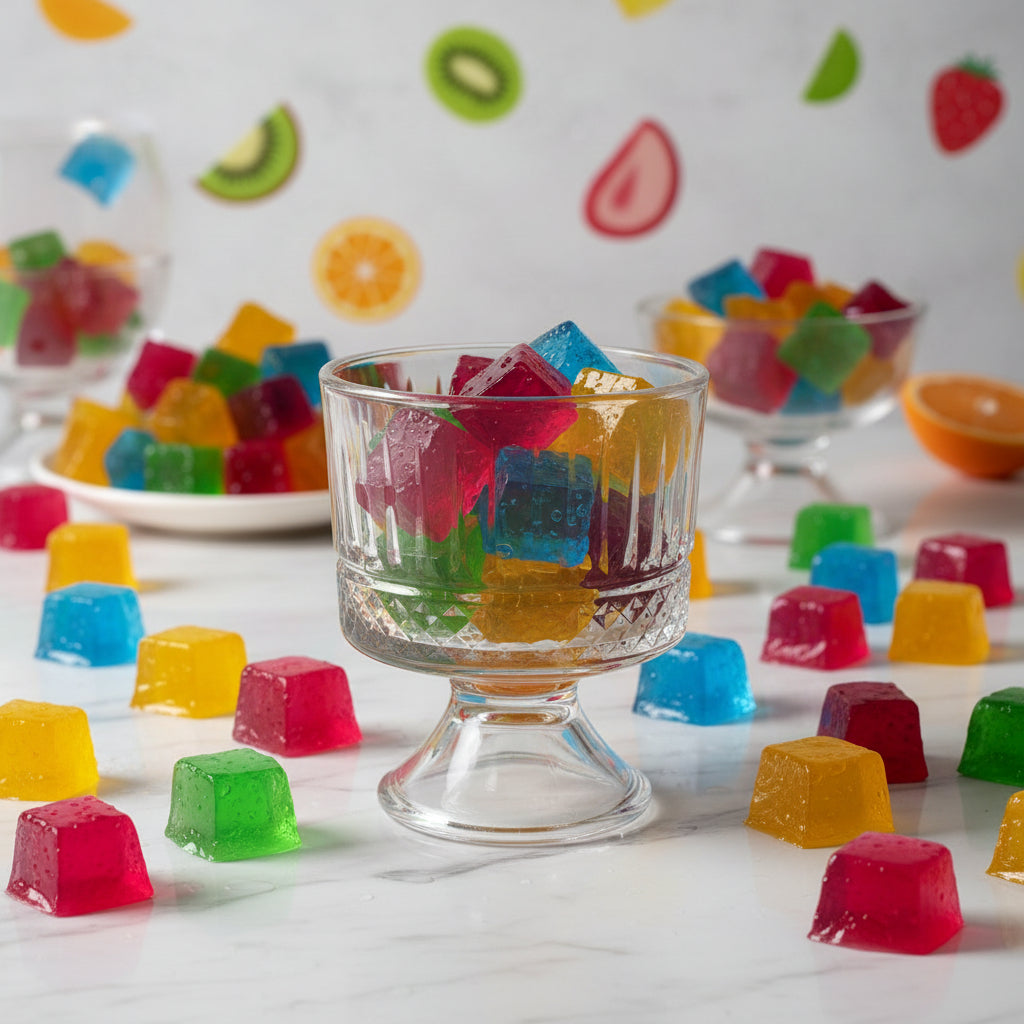 Jelly Ribbed Cup (6-Piece)
