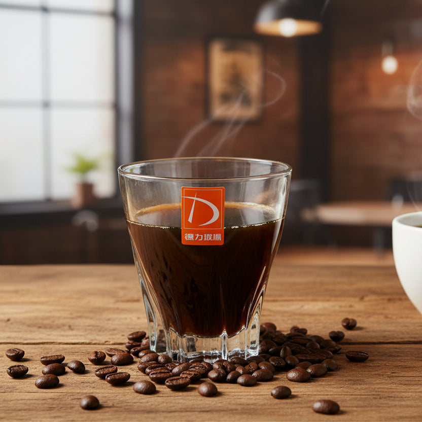 أكواب قهوة زجاجية (215 مل)