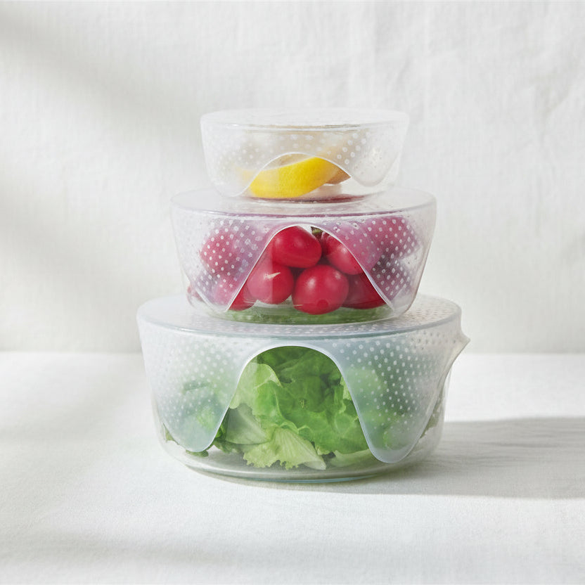 طقم أغطية سيليكون 4 قطع