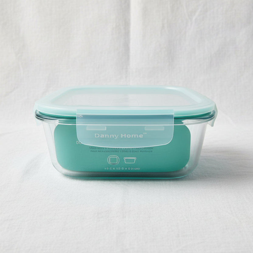 Borosilicate Squared Food Container 500ml