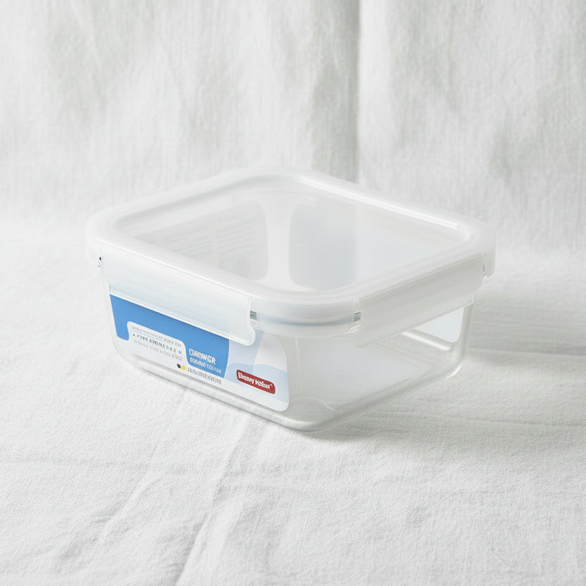 Borosilicate Rectangular Food Container 630ml