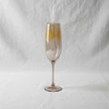 Orange Crystal 4 Pcs Sherbet Glasses 25cm