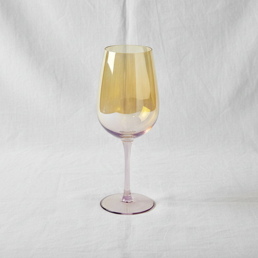 Orange Crystal 4 Pcs Juice Glasses 450ml