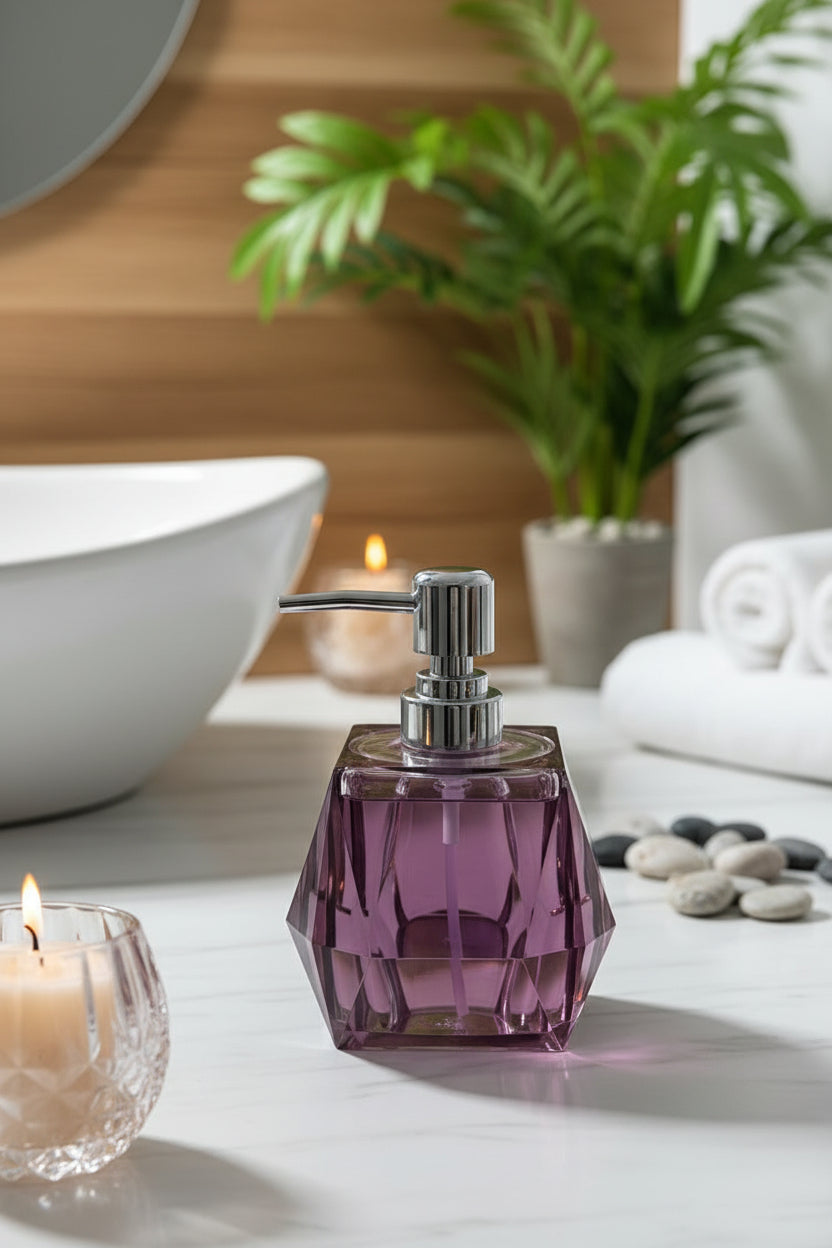 The Walther Minimalist Luminous Sanctuary (Walther Crystal Soap Dispenser 220ml)