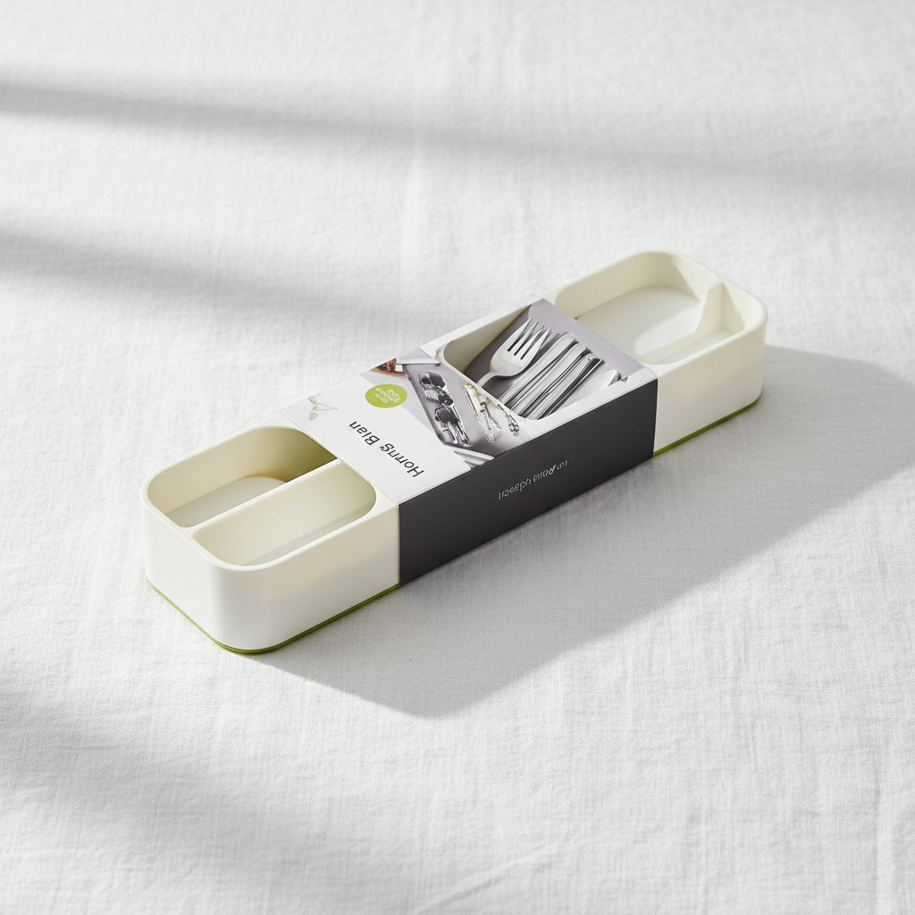 The Citadel Architectural Flatware Vault (Minimalist Cutlery Storage Box)