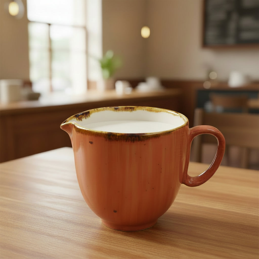 The Minimalist Hospitality Pavilion (Porcelain Creamer Mug / Milk Pitcher)