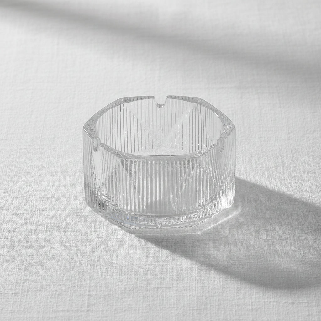 The Horizon Minimalist Glass Vault (Architectural Glass Ashtray)