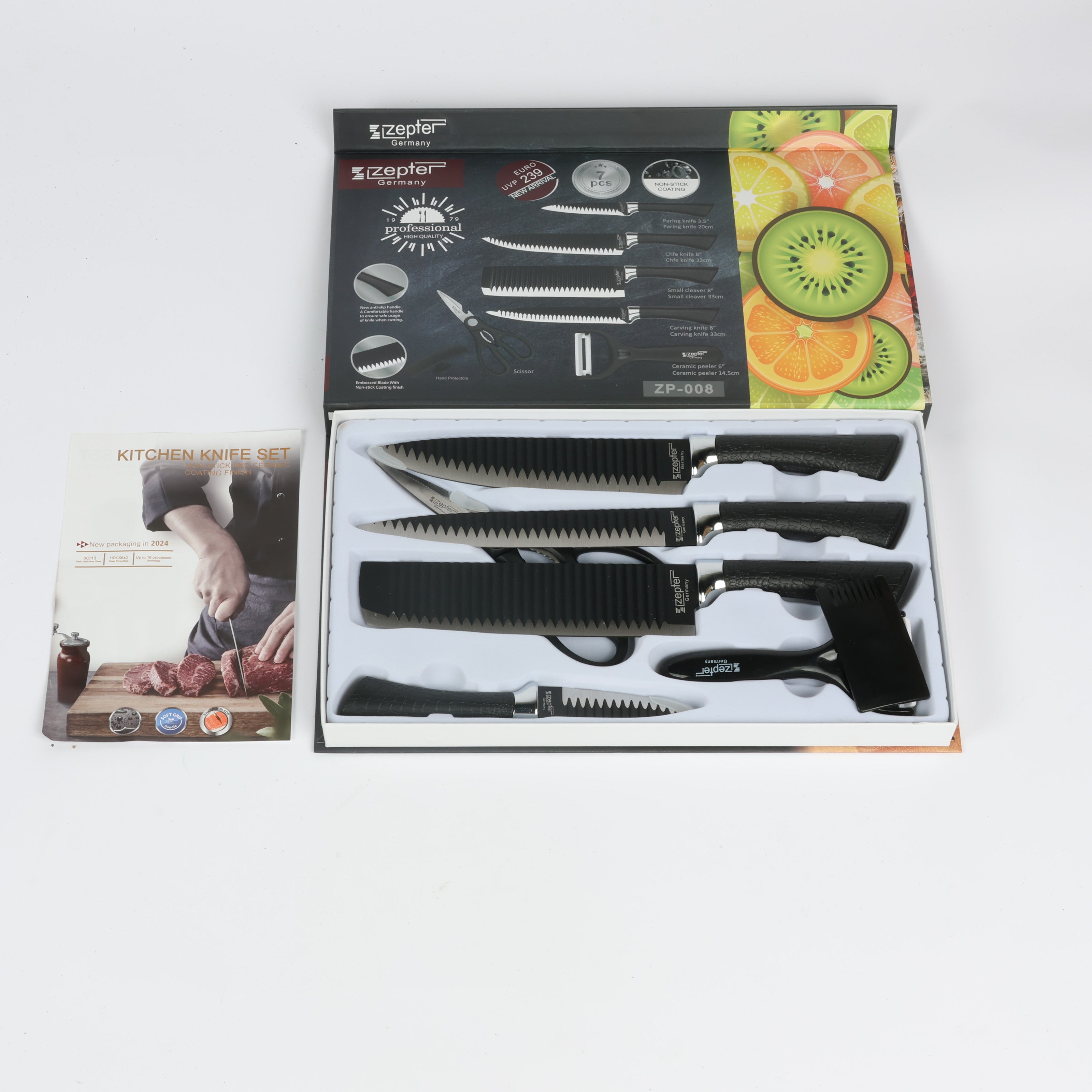 Zepter Ceramic 6 Pcs Knife Set