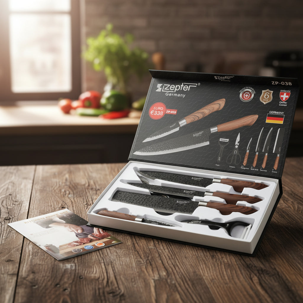 Professional Zepter Ceramic 6-Piece Kitchen Knife Set