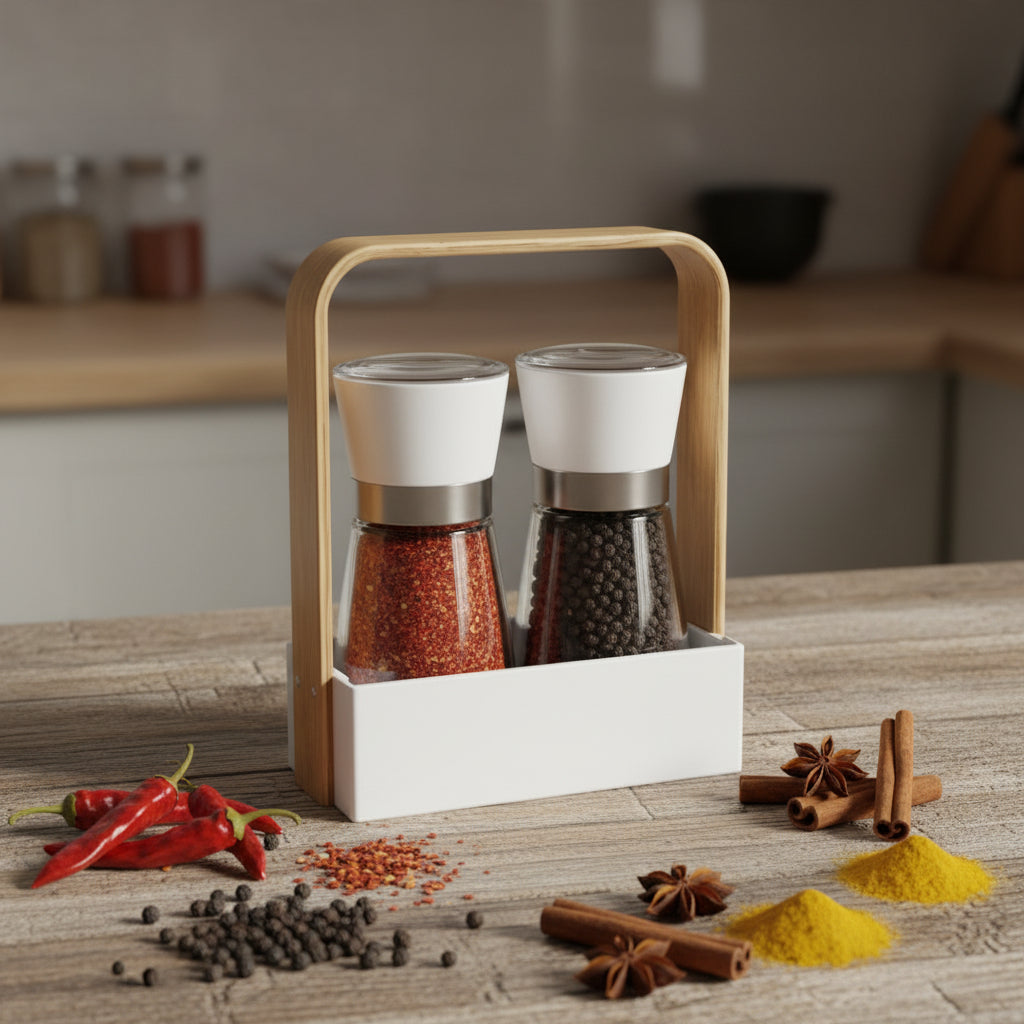 Salt & Pepper Grinder Rack Holder