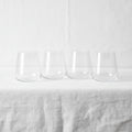 Contemporary Transparent Glass 4-Piece Short Tumbler Set (430ml)